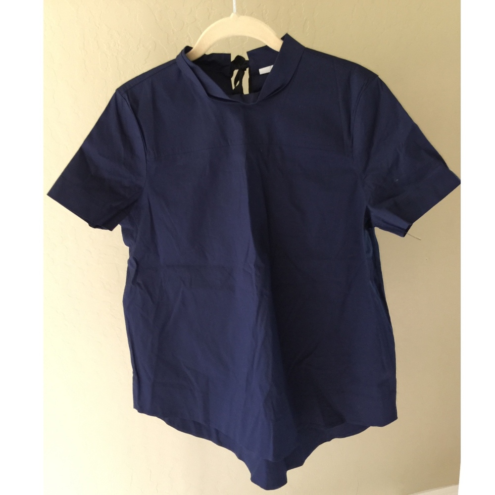 Halogen Navy Top, NWT, Sz M